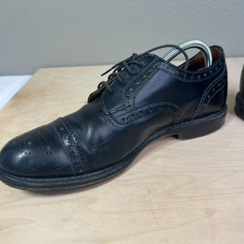 Allen Edmonds Whitney Mens‎ Black Leather  Dress Shoe Size 9 D